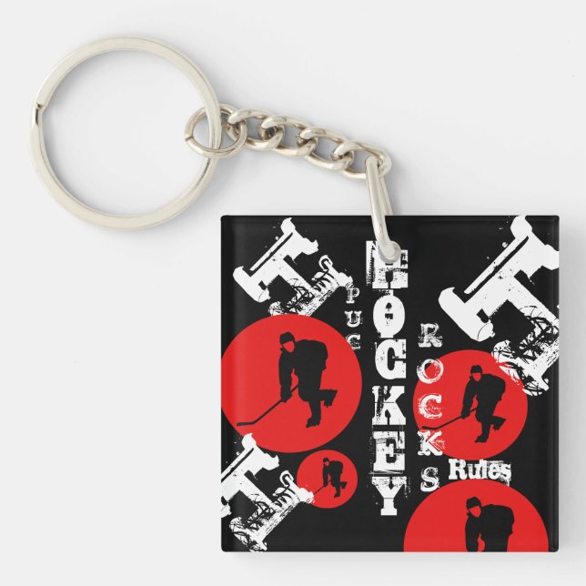 Hockey Key Ring (Front)