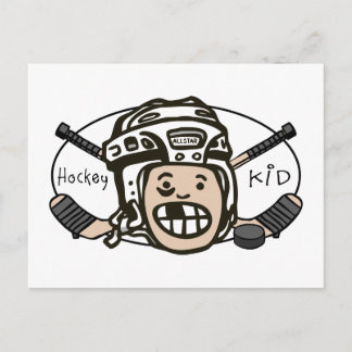 Hockey Kid Postcard