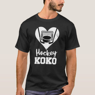 Hockey Koko Hockey Heart Grandma KoKo T-Shirt