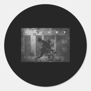 Hockey Life Classic Round Sticker