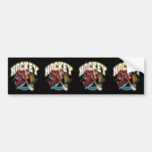 Hockey Logo Bumper Sticker