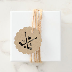 Hockey Love Favour Tags