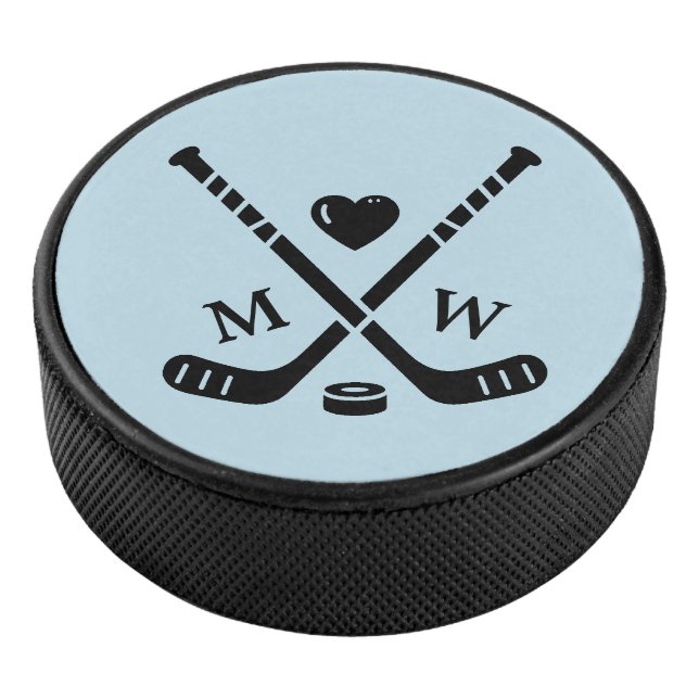 Hockey Love Hockey Puck (3/4)