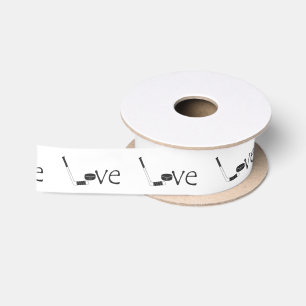 Hockey Love Satin Ribbon