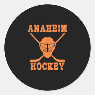 Hockey Lover   Anaheim Hockey Classic Round Sticker