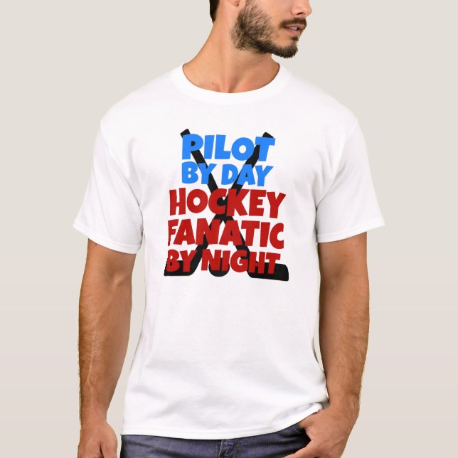 Hockey Lover Pilot T-Shirt (Front)