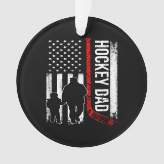Hockey Lover | The American Hockey DAD Ornament