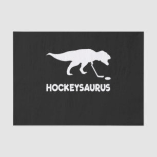 Hockey Lover   the Hockey Saurus Tissue Paper