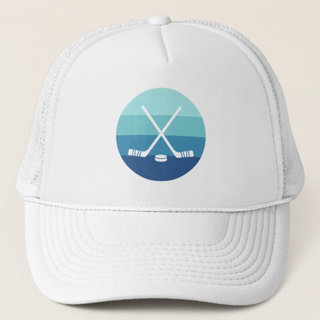Hockey lover trucker hat (Front)