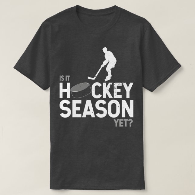 Hockey lovers cant wait for hockey season hockey s T-Shirt (Design Front)