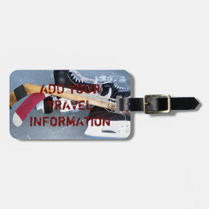 Hockey Luggage Tag