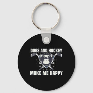 Hockey Makes Me So Happy Coach Gifts Player Ice Pe Key Ring