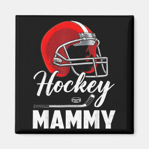 Hockey Mammy Hockey Player Family Matching Magnet