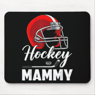 Hockey Mammy Hockey Player Family Matching Mouse Pad