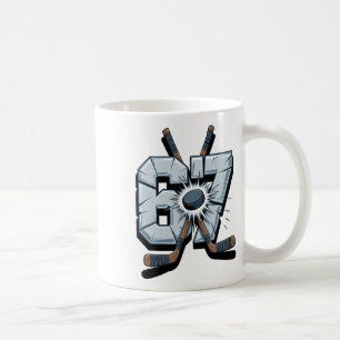 Hockey Meme Six Seven 6 7 67 Hockey Meme Coffee Mug