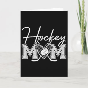 Hockey Mom Game Day Ice Hockey Mom Mother  Card