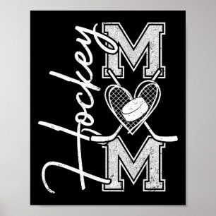 Hockey Mom Game Day Ice Hockey Mom Mother Poster