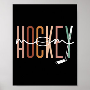 Hockey Mom Hockey Mama Cute Mom Life Hockey (1) Poster