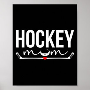 Hockey Mom Of A Hockey Player Proud Ice Hockey Pla Poster