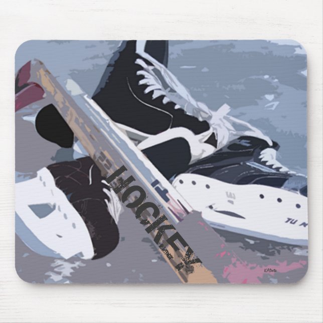 Hockey Mouse Pad (Front)