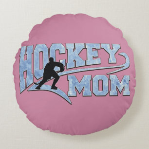 Hockey Mum Athletic Tail Round Cushion