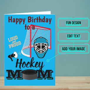 Hockey Mum Birthday Card
