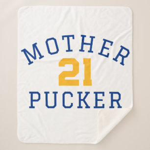 Hockey Mum Blanket Mother Pucker Custom Number 