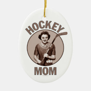 Hockey Mum Ceramic Ornament