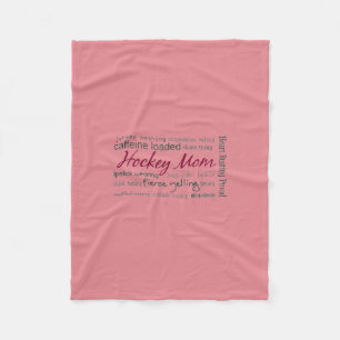 Hockey Mum - Collage Fleece Blanket