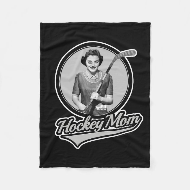 Hockey Mum Fleece Blanket (Front)
