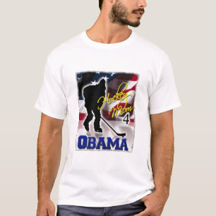 Hockey Mum for Barack Obama, Vote 2008 Elections T-Shirt