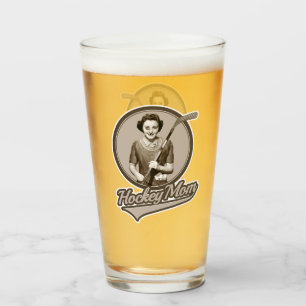 Hockey Mum Glass