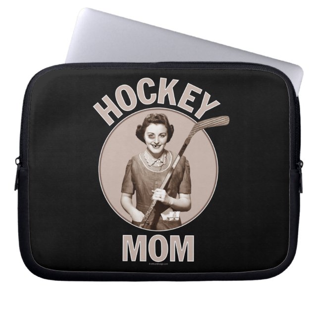 Hockey Mum Laptop Sleeve (Front)
