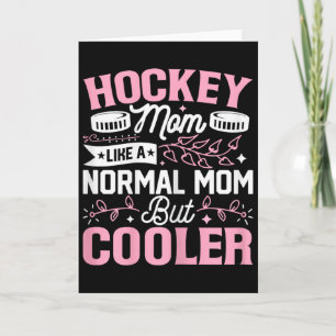 Hockey Mum Like A Normal Mum But Cooler Funny Ice  Card