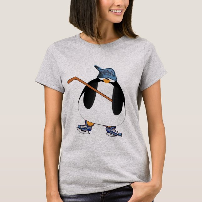 Hockey Mum Penguin T-Shirt (Front)