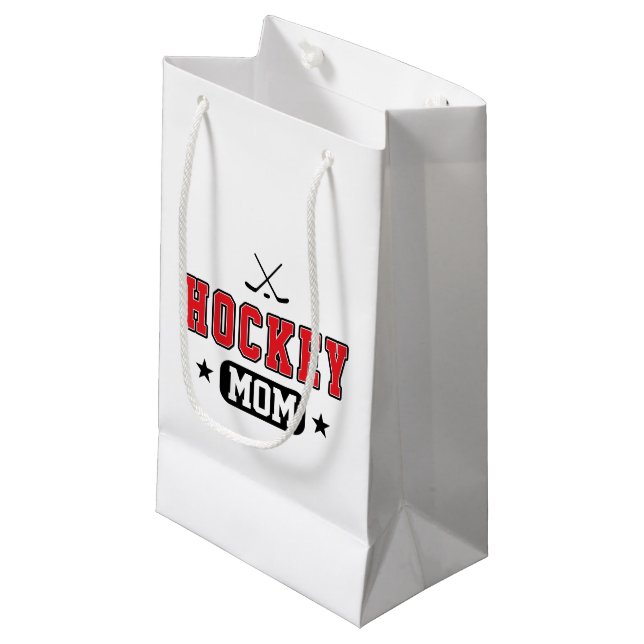 Hockey Mum Small Gift Bag (Front Angled)