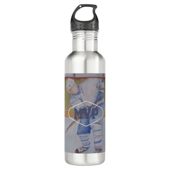 HOCKEY MVP MONOGRAM 710 ML WATER BOTTLE (Front)