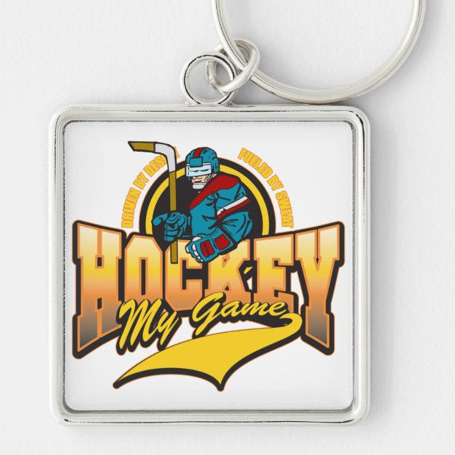 Hockey My Game Key Ring (Front)
