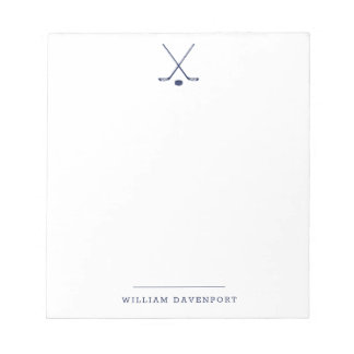Hockey Name Personalized Notepad