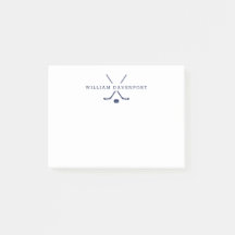 Hockey Name Sticky Notes