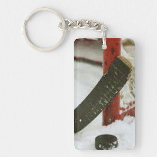 hockey net goal key ring