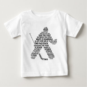 Hockey Netminder Word Art Baby T-Shirt