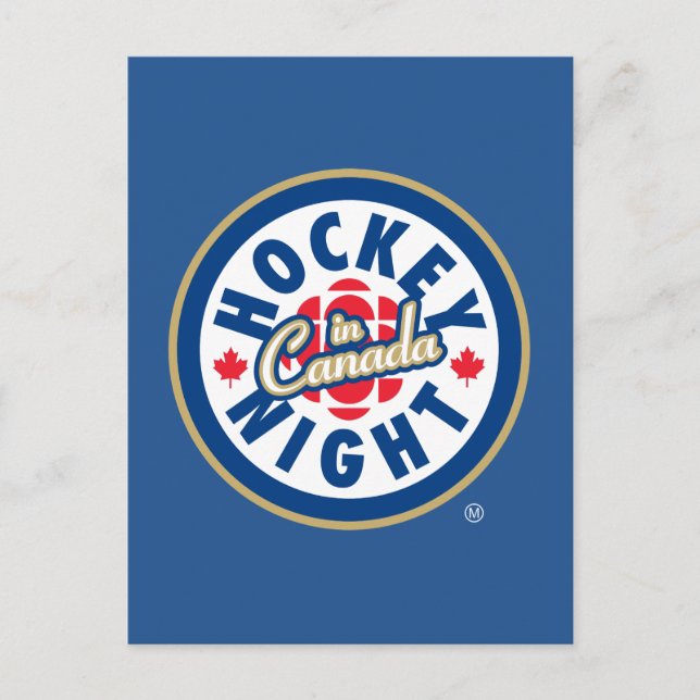 Hockey Night in Canada Logo Postcard (Front)