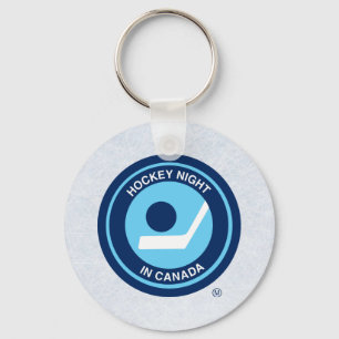 Hockey Night Retro Key Ring