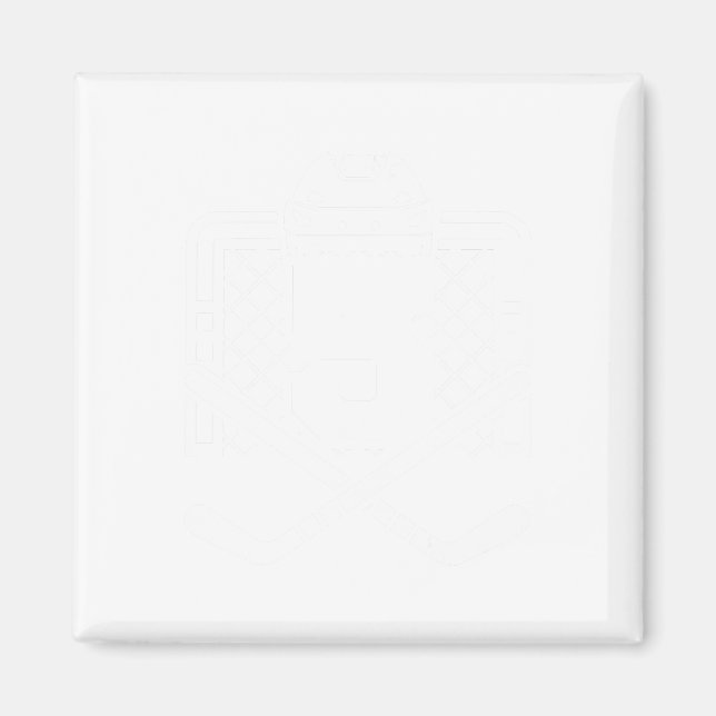 Hockey Number 5 Jersey Funny Hockey Player Game Da Magnet (Front)