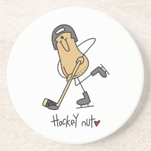 Hockey Nut T-shirts and Gifts Coaster