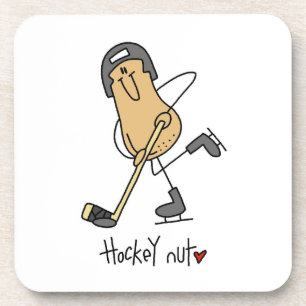 Hockey Nut T-shirts and Gifts Coaster