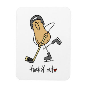 Hockey Nut T-shirts and Gifts Magnet