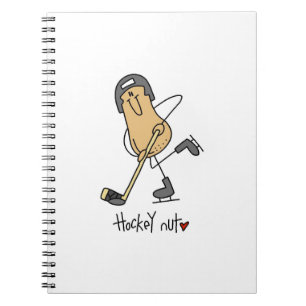 Hockey Nut T-shirts and Gifts Notebook