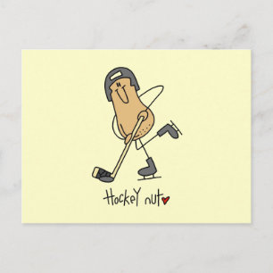 Hockey Nut T-shirts and Gifts Postcard